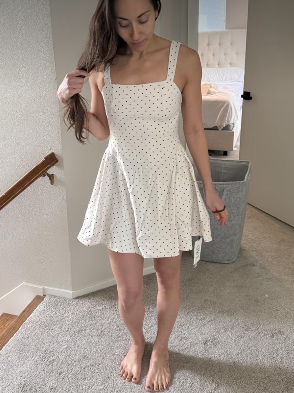 Polka dot vintage classy dress